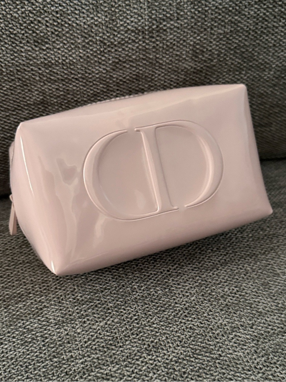Dior Beauty Baby Pink Glossy Patent CD Makeup Bag Pouch New Authentic - Picture 9 of 15